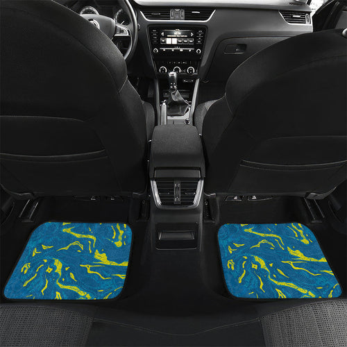 Australia National Swimming Team Car Mats Aboriginal Shark Dot Pattern Ocean Art