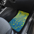 Australia National Swimming Team Car Mats Aboriginal Shark Dot Pattern Ocean Art