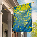 Australia National Swimming Team Garden Flag Aboriginal Shark Dot Pattern Ocean Art