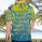 Australia National Swimming Team Hawaiian Shirt Aboriginal Shark Dot Pattern Ocean Art