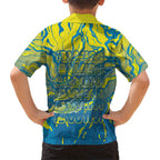 Australia National Swimming Team Hawaiian Shirt Aboriginal Shark Dot Pattern Ocean Art