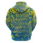 Australia National Swimming Team Hoodie Aboriginal Shark Dot Pattern Ocean Art