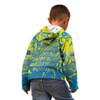 Australia National Swimming Team Kid Hoodie Aboriginal Shark Dot Pattern Ocean Art
