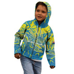 Australia National Swimming Team Kid Hoodie Aboriginal Shark Dot Pattern Ocean Art