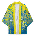 Australia National Swimming Team Kimono Aboriginal Shark Dot Pattern Ocean Art