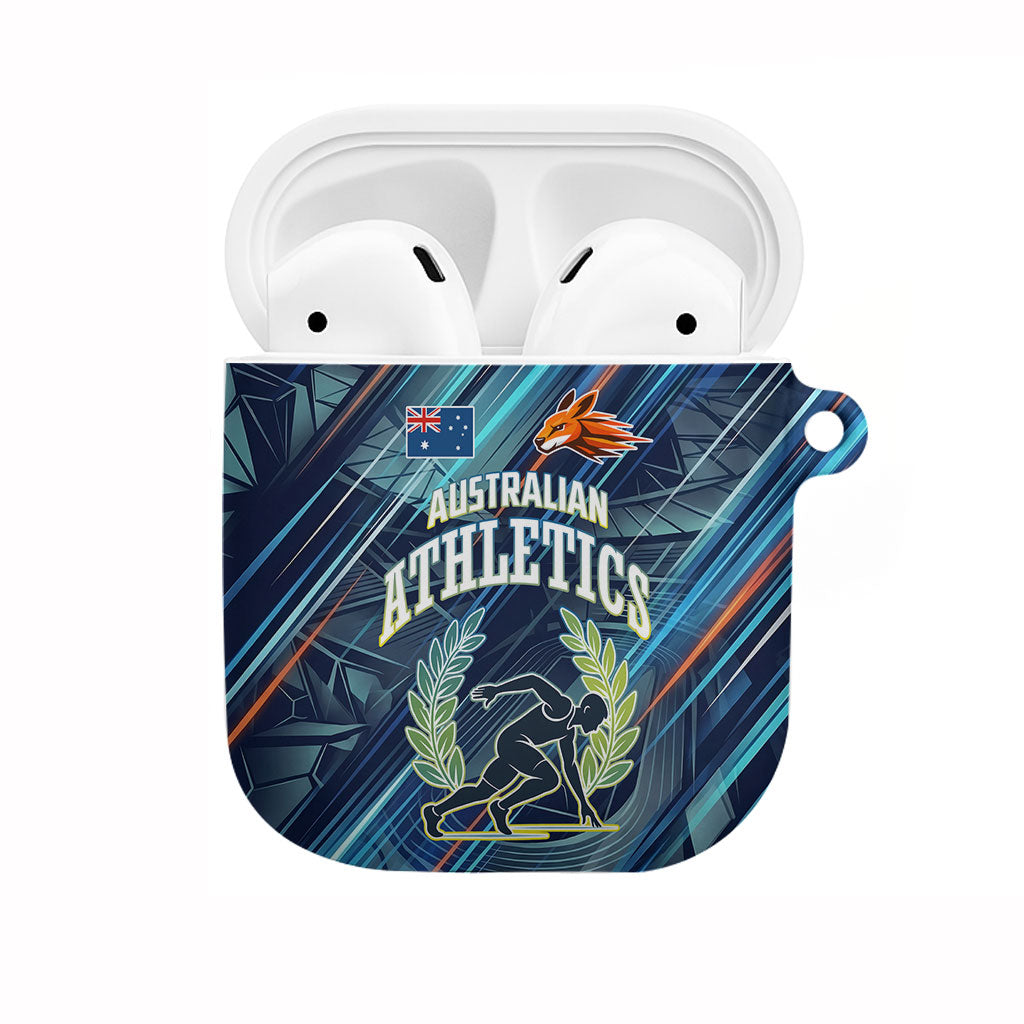 Australian Athletics AirPods Case Geometric Digital Sport Motion Art