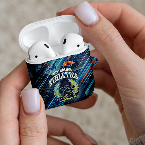 Australian Athletics AirPods Case Geometric Digital Sport Motion Art