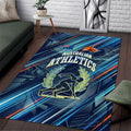 Australian Athletics Area Rug Geometric Digital Sport Motion Art