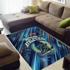 Australian Athletics Area Rug Geometric Digital Sport Motion Art