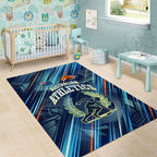 Australian Athletics Area Rug Geometric Digital Sport Motion Art