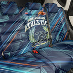 Australian Athletics Back Car Seat Cover Geometric Digital Sport Motion Art