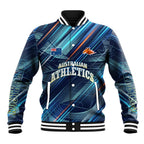 Australian Athletics Baseball Jacket Geometric Digital Sport Motion Art