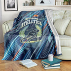 Australian Athletics Blanket Geometric Digital Sport Motion Art