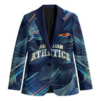 Australian Athletics Blazer Geometric Digital Sport Motion Art