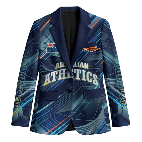 Australian Athletics Blazer Geometric Digital Sport Motion Art