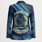 Australian Athletics Blazer Geometric Digital Sport Motion Art