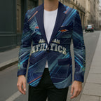 Australian Athletics Blazer Geometric Digital Sport Motion Art