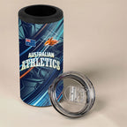 Australian Athletics 4 in 1 Can Cooler Tumbler Geometric Digital Sport Motion Art