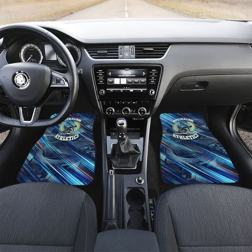 Australian Athletics Car Mats Geometric Digital Sport Motion Art