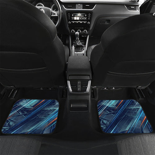 Australian Athletics Car Mats Geometric Digital Sport Motion Art