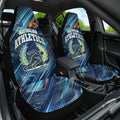 Australian Athletics Car Seat Cover Geometric Digital Sport Motion Art