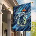 Australian Athletics Garden Flag Geometric Digital Sport Motion Art