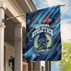 Australian Athletics Garden Flag Geometric Digital Sport Motion Art