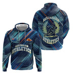 Australian Athletics Hoodie Geometric Digital Sport Motion Art