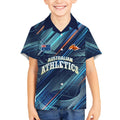 Australian Athletics Kid Hawaiian Shirt Geometric Digital Sport Motion Art