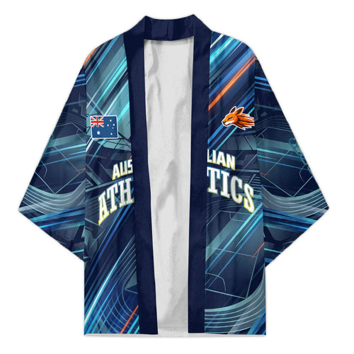 Australian Athletics Kimono Geometric Digital Sport Motion Art