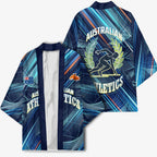 Australian Athletics Kimono Geometric Digital Sport Motion Art