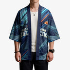 Australian Athletics Kimono Geometric Digital Sport Motion Art