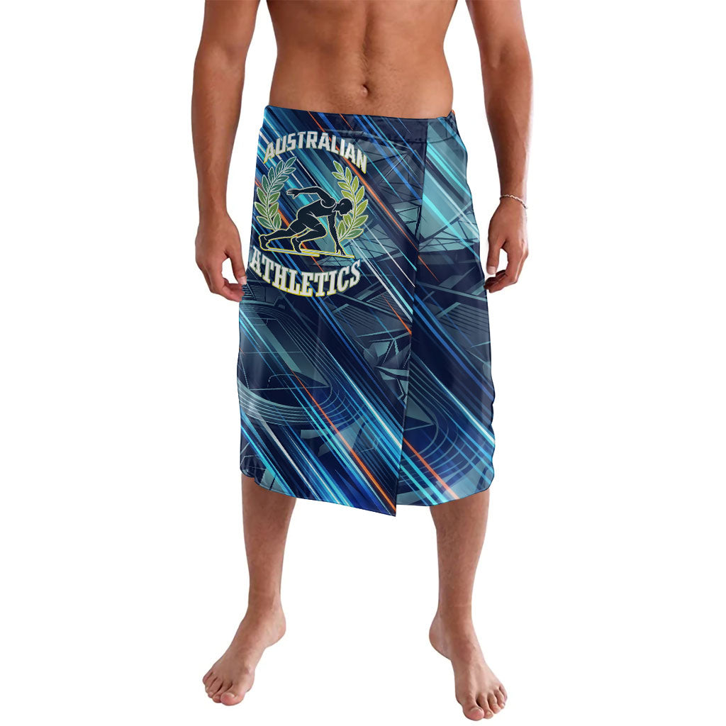 Australian Athletics Lavalava Geometric Digital Sport Motion Art