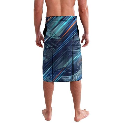 Australian Athletics Lavalava Geometric Digital Sport Motion Art