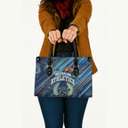Australian Athletics Leather Bag Geometric Digital Sport Motion Art