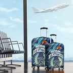 Australian Athletics Luggage Cover Geometric Digital Sport Motion Art