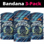 Australian Athletics Neck Gaiter Geometric Digital Sport Motion Art