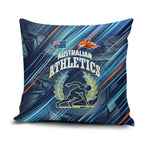 Australian Athletics Pillow Cover Geometric Digital Sport Motion Art