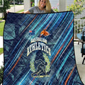 Australian Athletics Quilt Geometric Digital Sport Motion Art