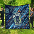 Australian Athletics Quilt Geometric Digital Sport Motion Art