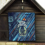 Australian Athletics Quilt Geometric Digital Sport Motion Art