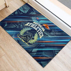 Australian Athletics Rubber Doormat Geometric Digital Sport Motion Art