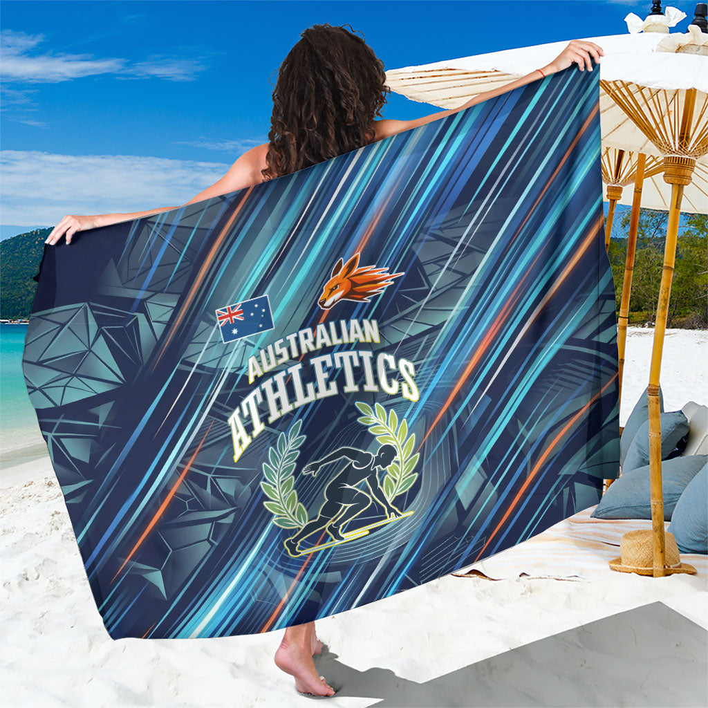 Australian Athletics Sarong Geometric Digital Sport Motion Art
