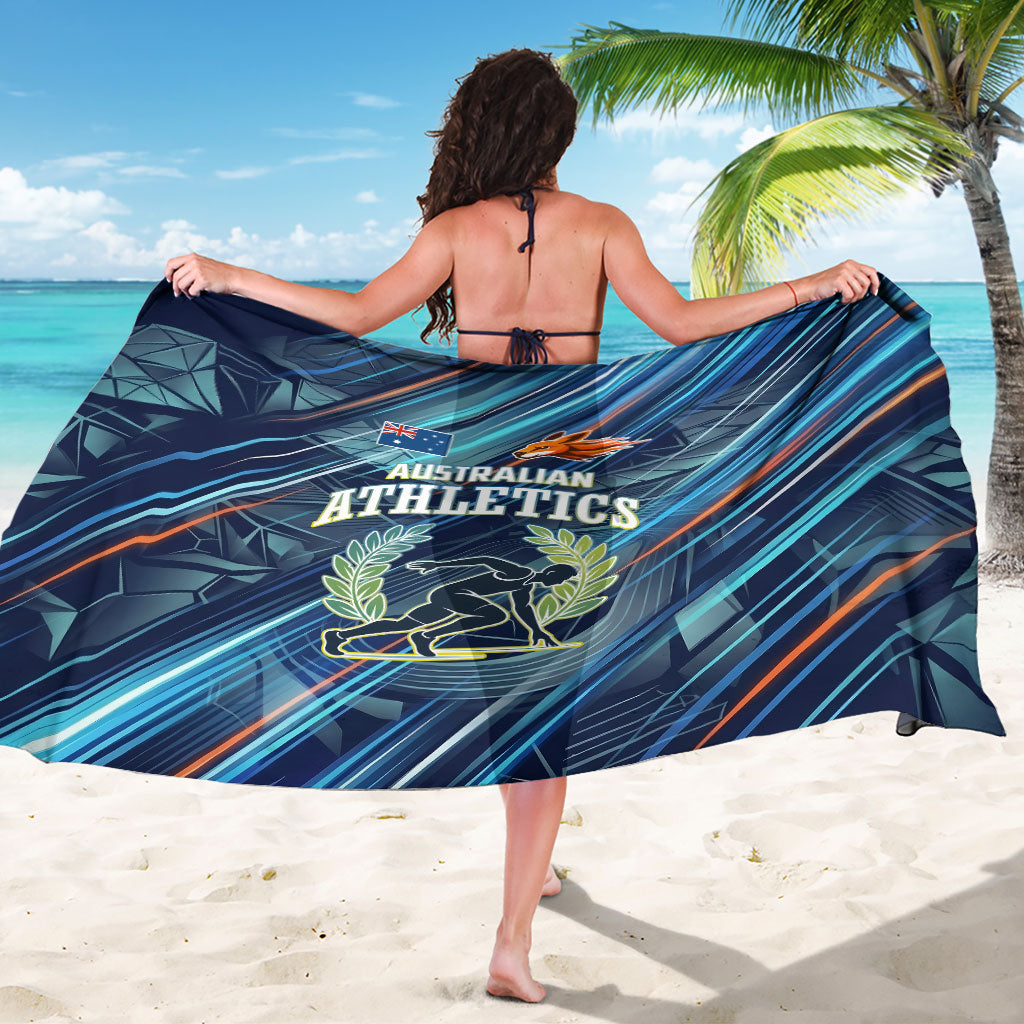 Australian Athletics Sarong Geometric Digital Sport Motion Art