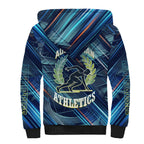 Australian Athletics Sherpa Hoodie Geometric Digital Sport Motion Art