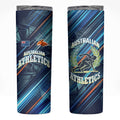Australian Athletics Skinny Tumbler Geometric Digital Sport Motion Art