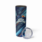 Australian Athletics Skinny Tumbler Geometric Digital Sport Motion Art