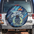 Australian Athletics Spare Tire Cover Geometric Digital Sport Motion Art