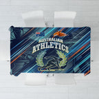 Australian Athletics Tablecloth Geometric Digital Sport Motion Art
