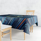 Australian Athletics Tablecloth Geometric Digital Sport Motion Art